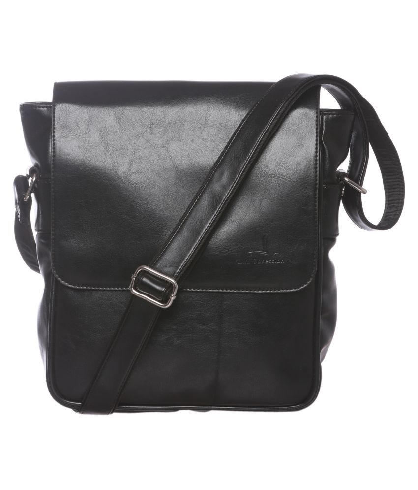 Vanni Obsession 987456 Black Leather Office Bag - Buy Vanni Obsession ...