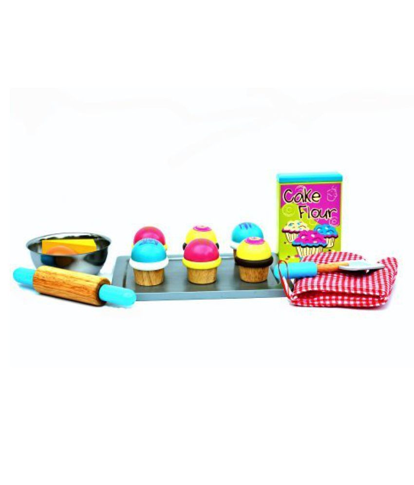 pretend cupcake play set