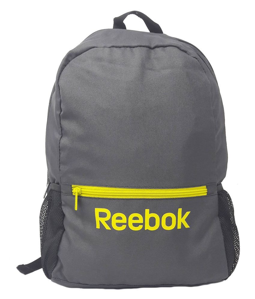 Reebok Grey Backpack - Buy Reebok Grey Backpack Online at Low Price - Snapdeal