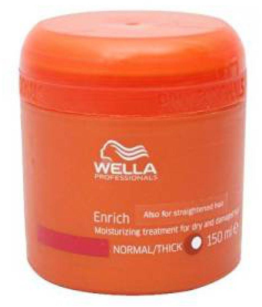 WELLA Enrich Moisturizing Treatment For Dry and Damaged Hair Hair Mask  Cream 150 ml: Buy WELLA Enrich Moisturizing Treatment For Dry and Damaged Hair  Hair Mask Cream 150 ml at Best Prices