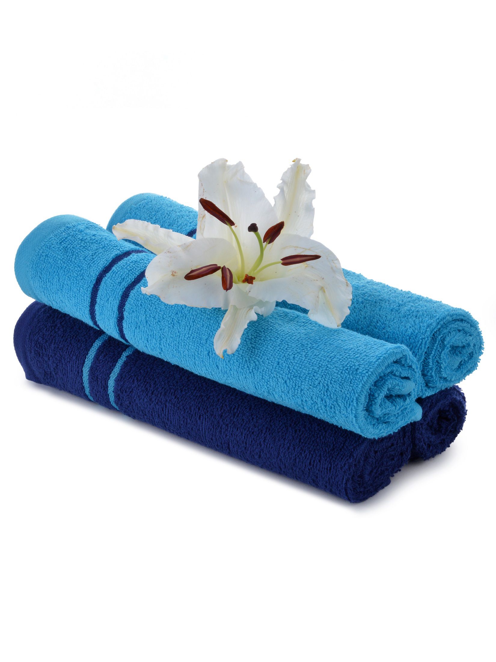     			Mark Home Set of 4 Hand Towel Multi Terry 40x60