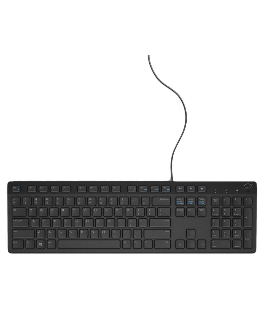 Dell kb216 Black USB Wired Desktop Keyboard Keyboard