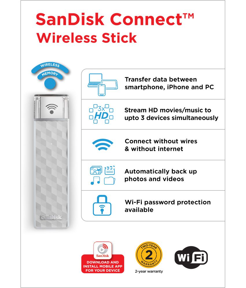 Sandisk Connect Wireless Stick 64gb Ipad And Iphone First Look And Review Youtube