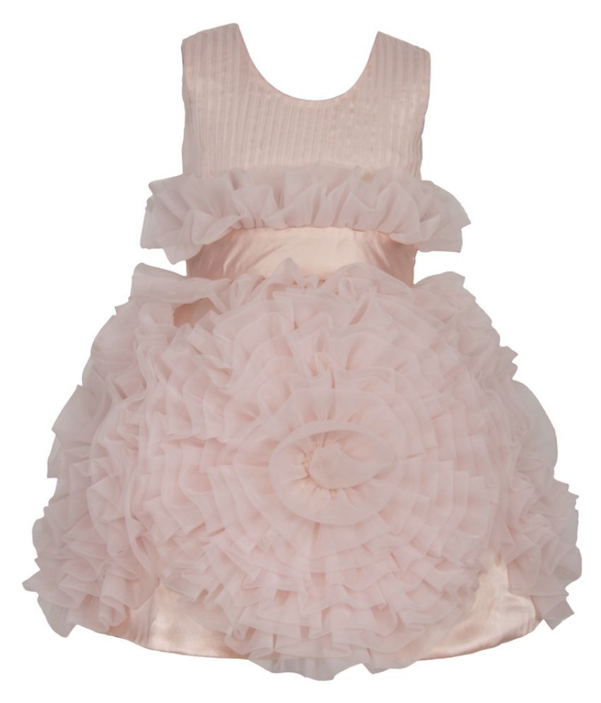 satin full frock