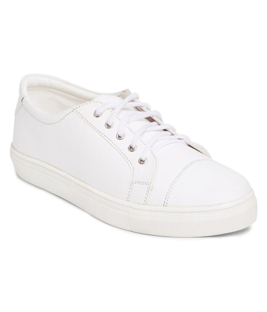    			Marc Loire White Sneakers