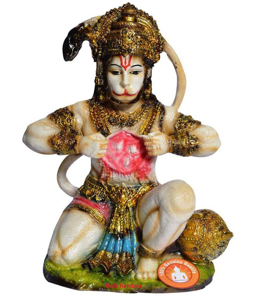 Holy Krishna Hanuman Polyresin Idol Buy Holy Krishna Hanuman Polyresin