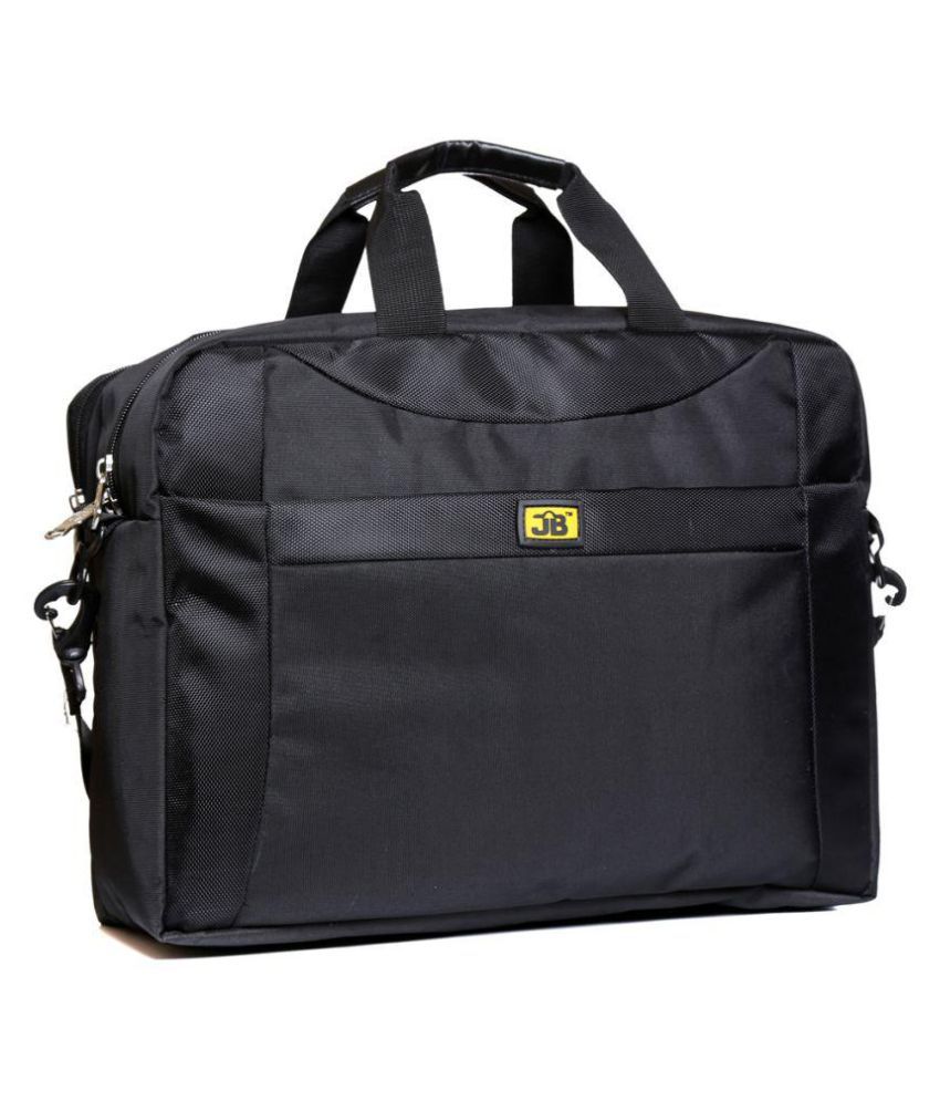 Just Bags Black Polyester Office Messenger Bag - Buy Just Bags Black ...