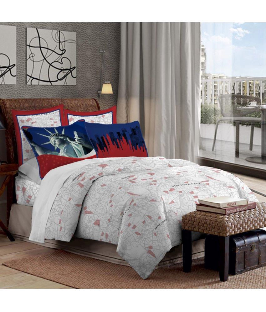 Bombay Dyeing King Cotton Contemporary Bed Sheet Buy Bombay Dyeing