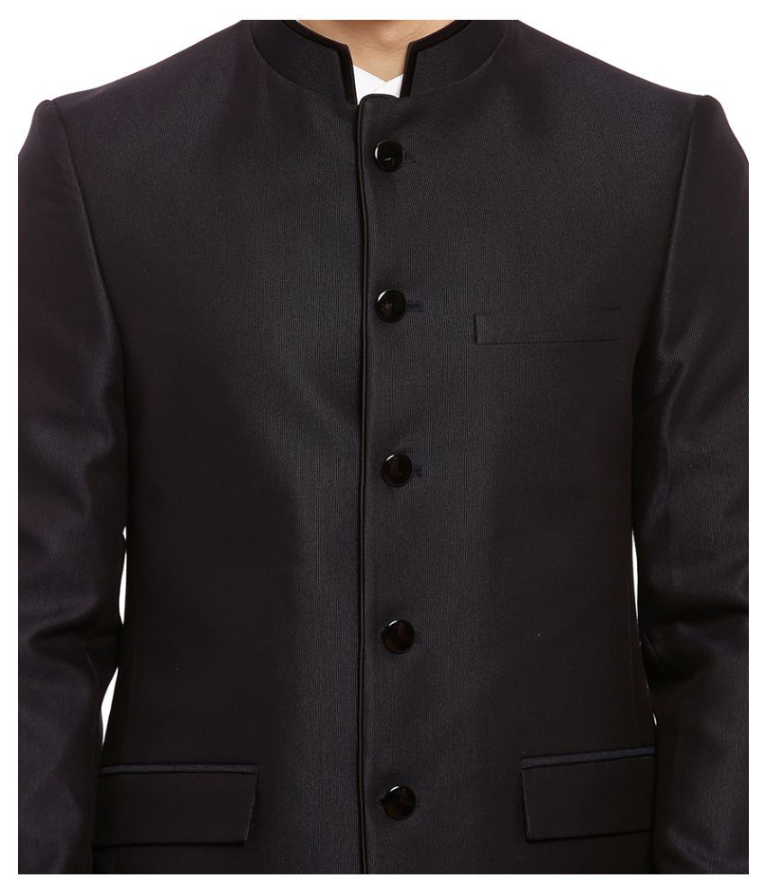 Raymond Black Solid Formal Suit - Buy Raymond Black Solid Formal Suit ...