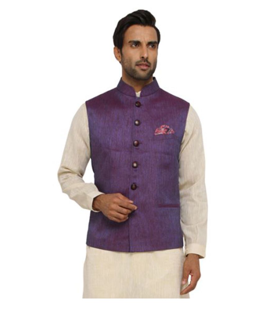 jade blue nehru jacket
