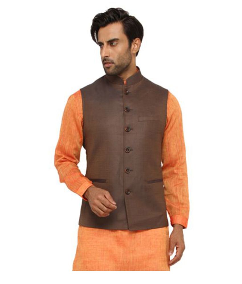 jade blue nehru jacket