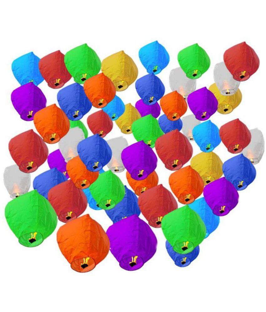 Online Generation Multicolour Sky Flying Lantern Pack of 36 Buy