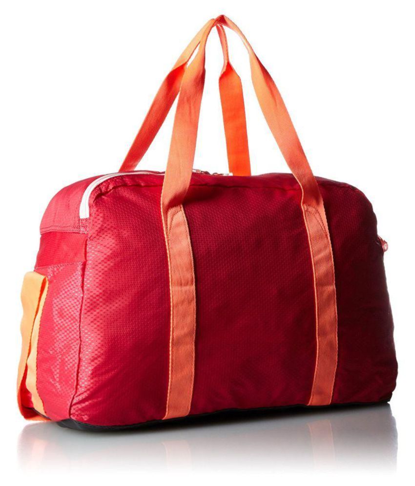 puma red duffle bag