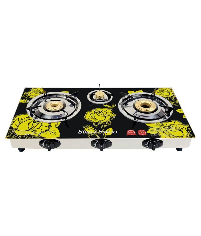 Surya Smart SS204N Automatic 3 Burner Gas Stove Price in India Buy