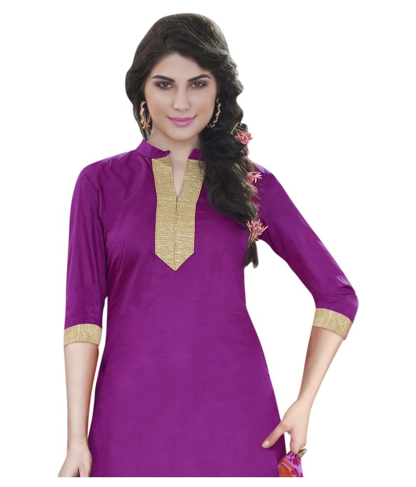 Mahiyar Purple Satin Dress Material Buy Mahiyar Purple Satin Dress