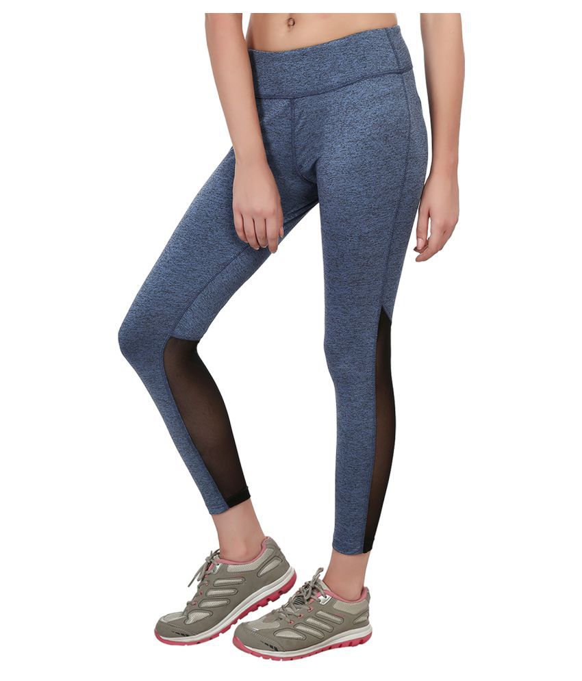Buy Fitrr Blue Polyester Tights Online at Best Prices in India - Snapdeal