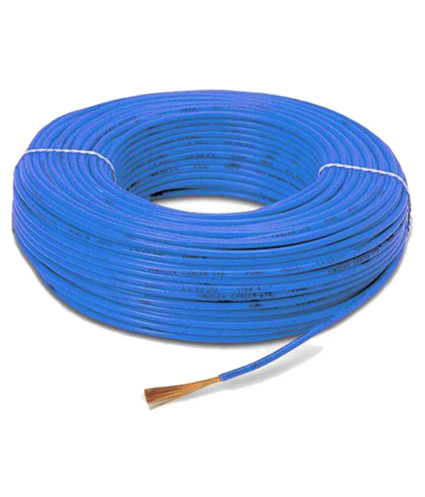 Buy Kundan Cab House Wire 1 Core 2.5 Sqmm Blue Online at Low Price in