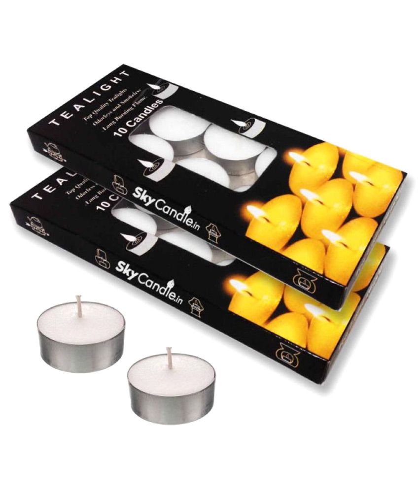 Skycandle Led Candles & T lites White Pack of 10 Buy Skycandle Led