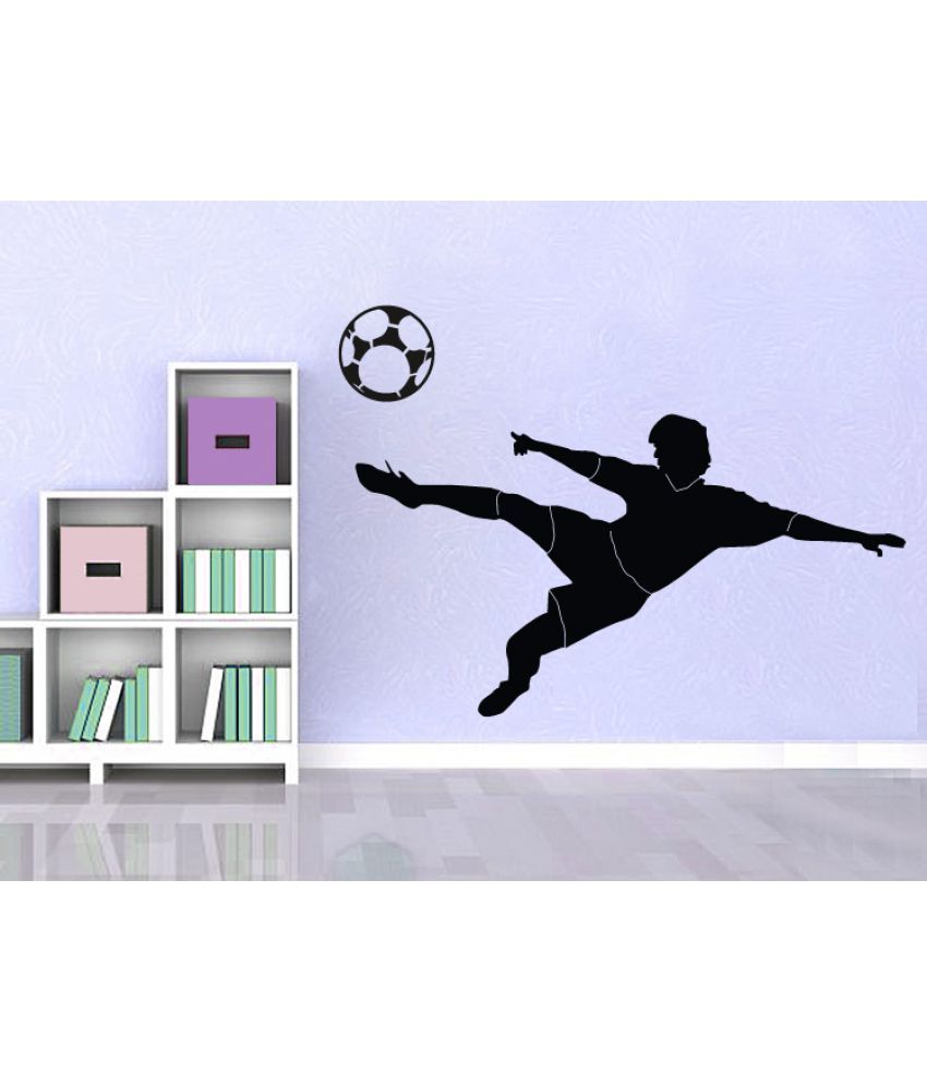     			Decor Villa Footbal Player Vinyl Wall Stickers