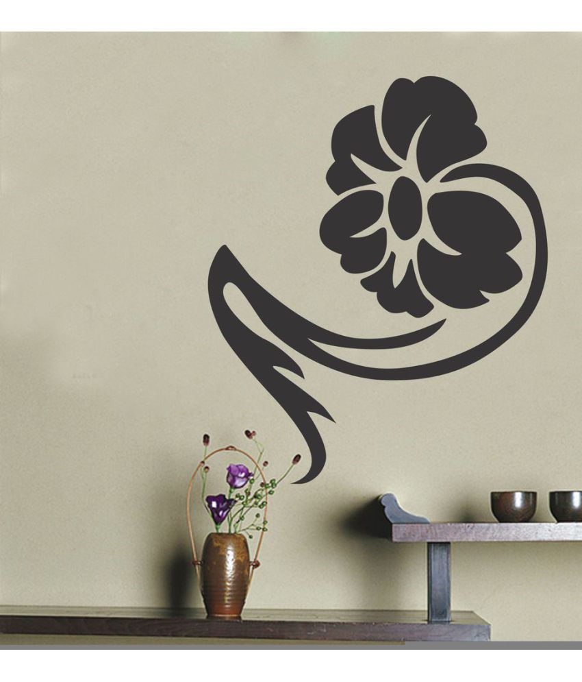     			Decor Villa Lotus Flower Vinyl Wall Stickers