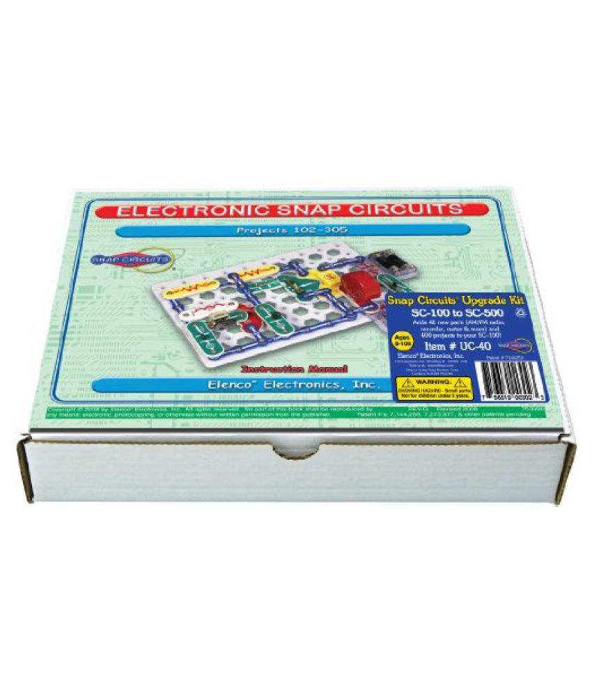 Elenco Snap Circuits UC-40 Upgrade Kit SC-100 To SC-500 Kids ...