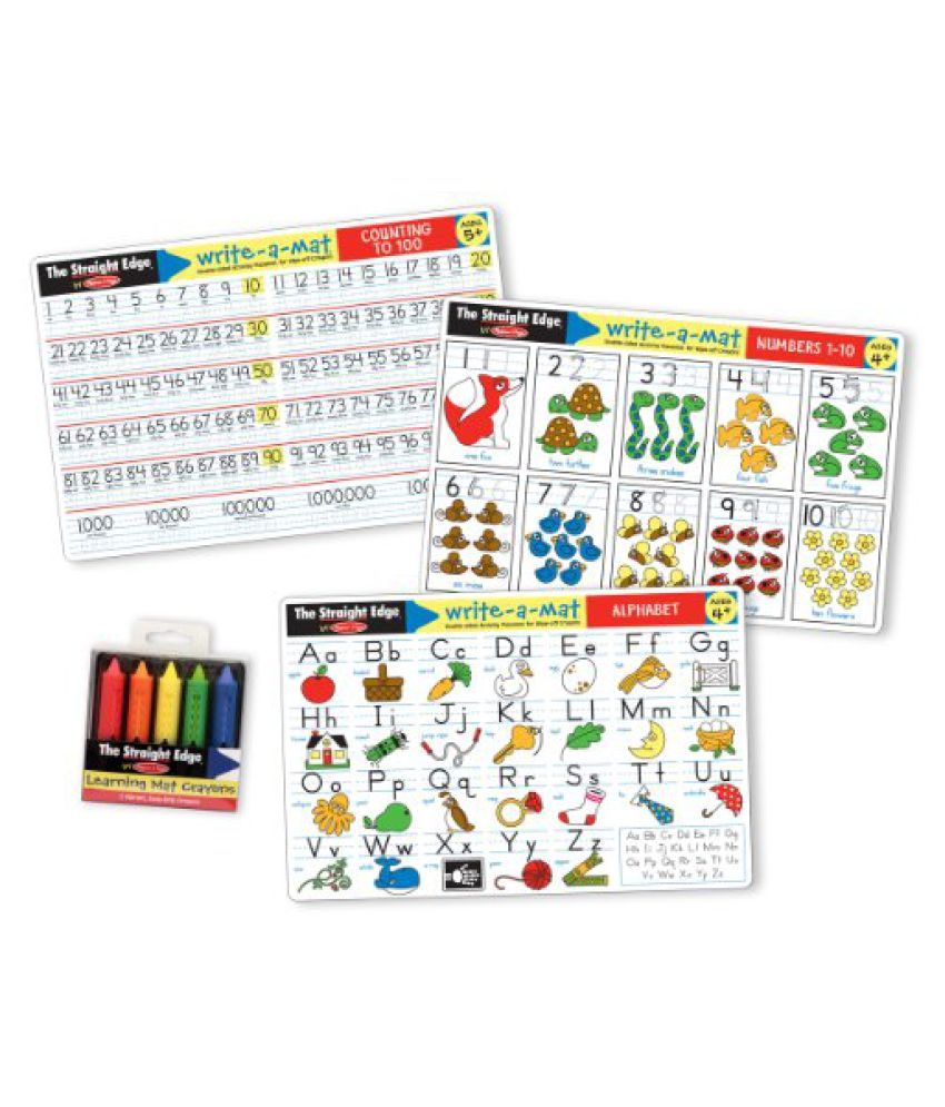 Melissa & Doug Alphabet / Numbers Placemat Bundle Buy Melissa & Doug