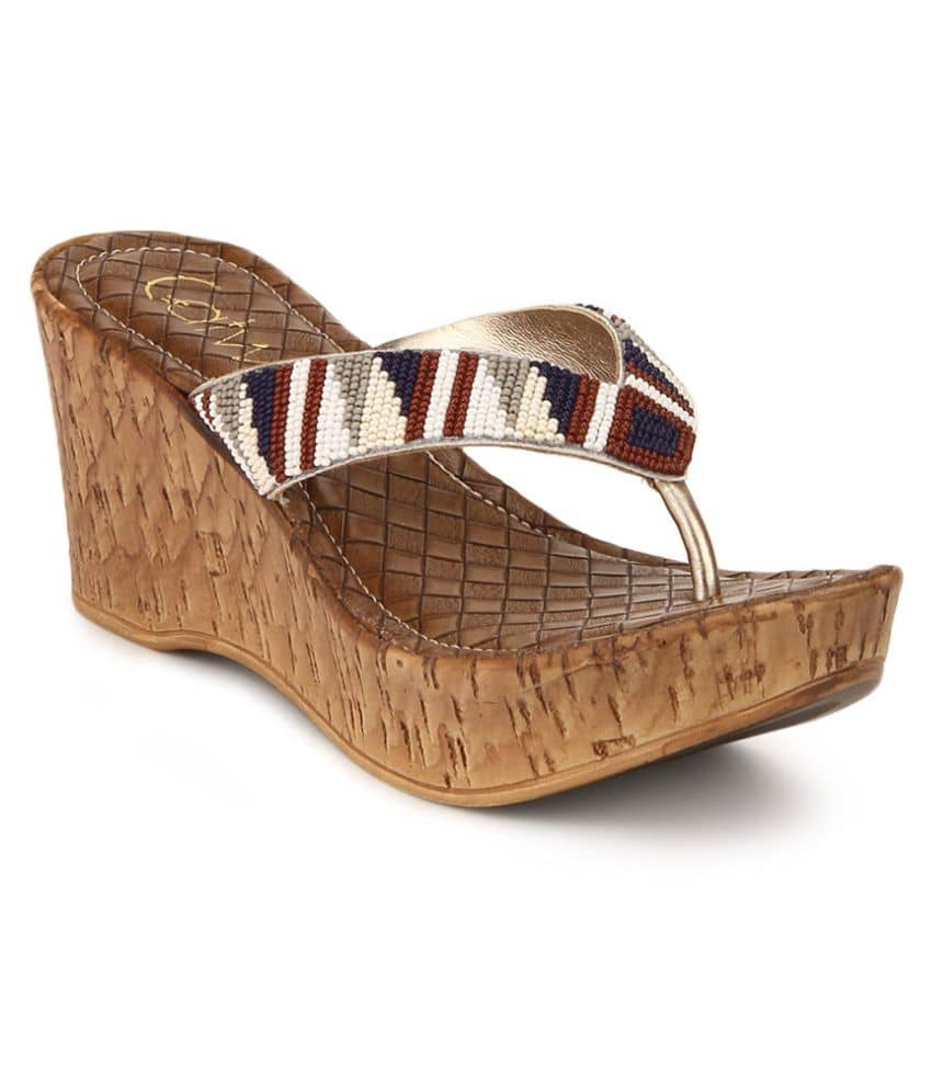 Catwalk Multi Color Wedges Heels Price in India Buy Catwalk Multi Color Wedges Heels Online at