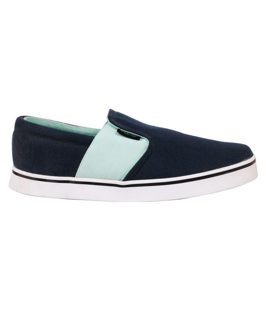 United Colors of Benetton Lifestyle Blue Casual Shoes - Buy United ...