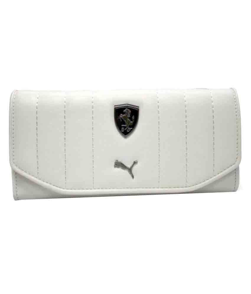 Puma White Ferrari Wallet for Women 