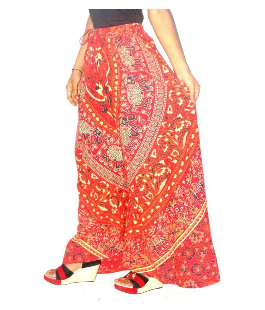 Buy Jaipur Skirt Cotton Palazzos Online at Best Prices in India - Snapdeal