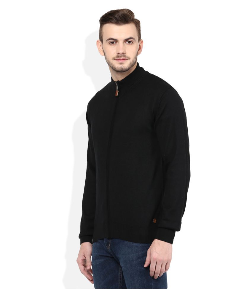 black high neck sweater mens