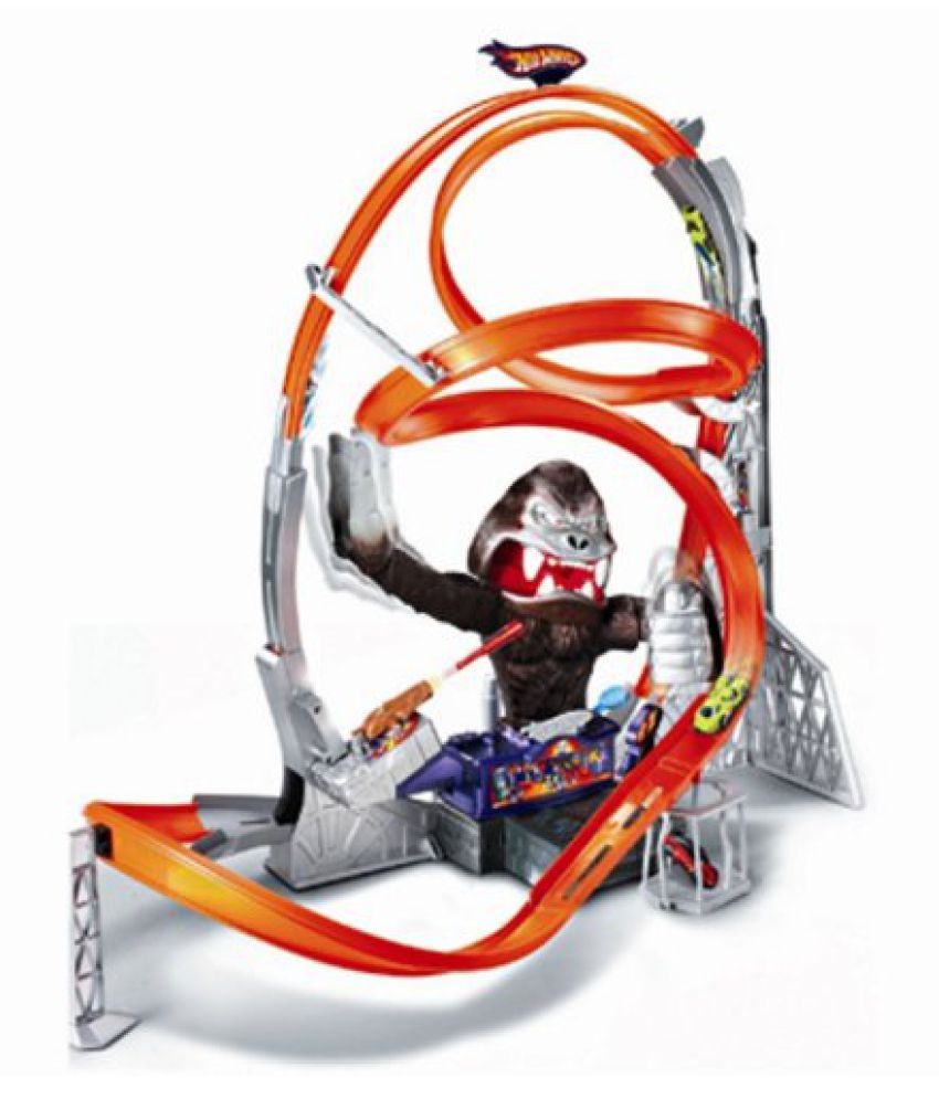 Hot wheels gorilla rong attack track set