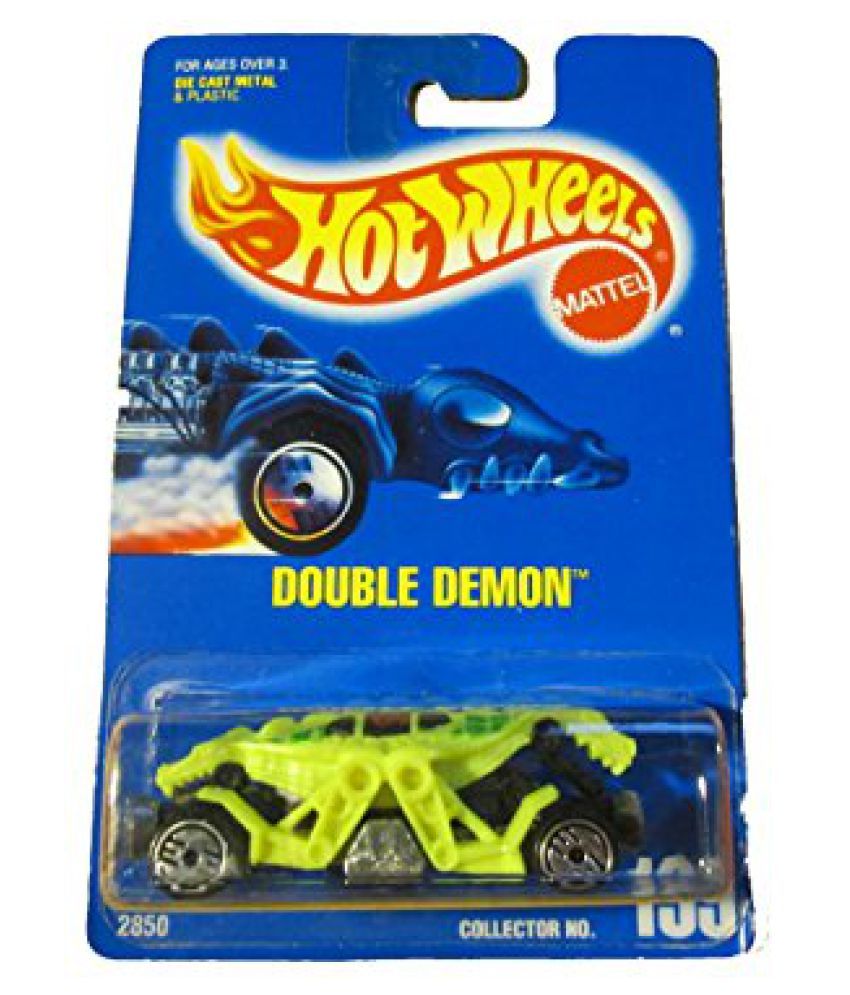 hot wheels 1985 double demon green