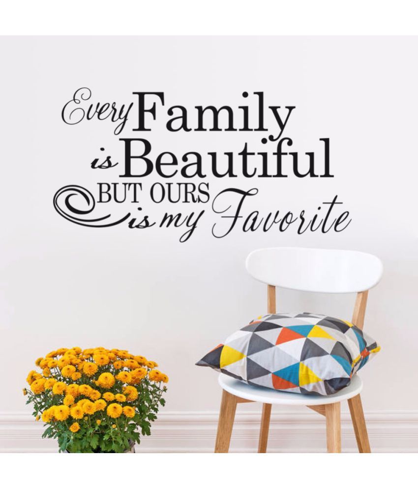     			Decor Villa Every Family Vinyl Wall Stickers