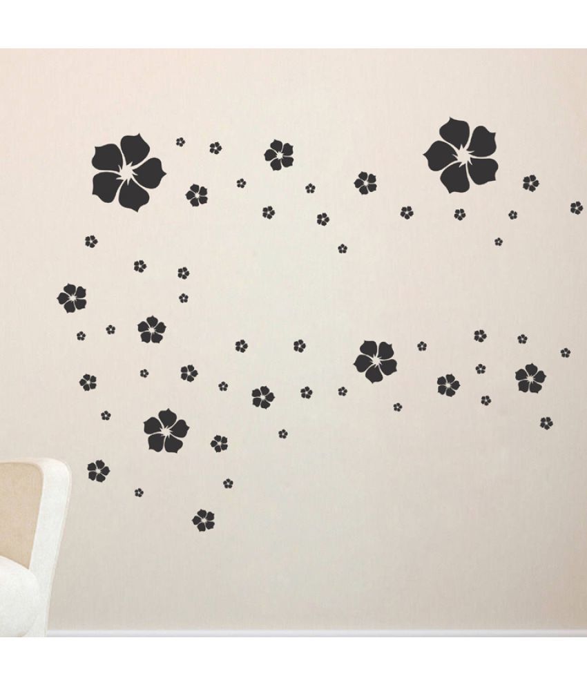     			Decor Villa Flowers Vinyl Wall Stickers