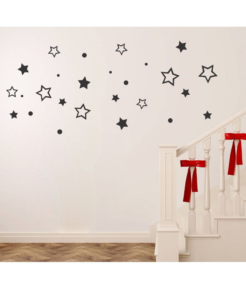     			Decor Villa Many Stars Vinyl Wall Stickers