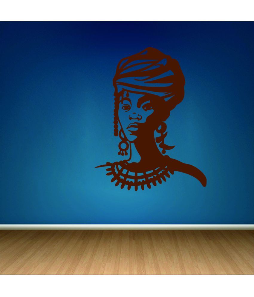     			Decor Villa Black Girl Vinyl Wall Stickers