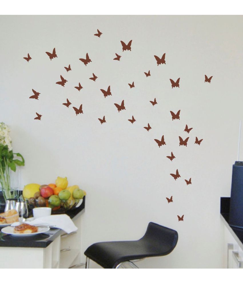     			Decor Villa Butterfly Vinyl Wall Stickers