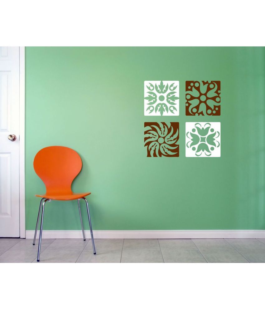     			Decor Villa Four Box Compositions Vinyl Wall Stickers