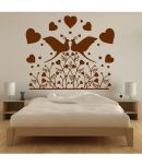 Decor Villa Love Bird with Heart Vinyl Wall Stickers