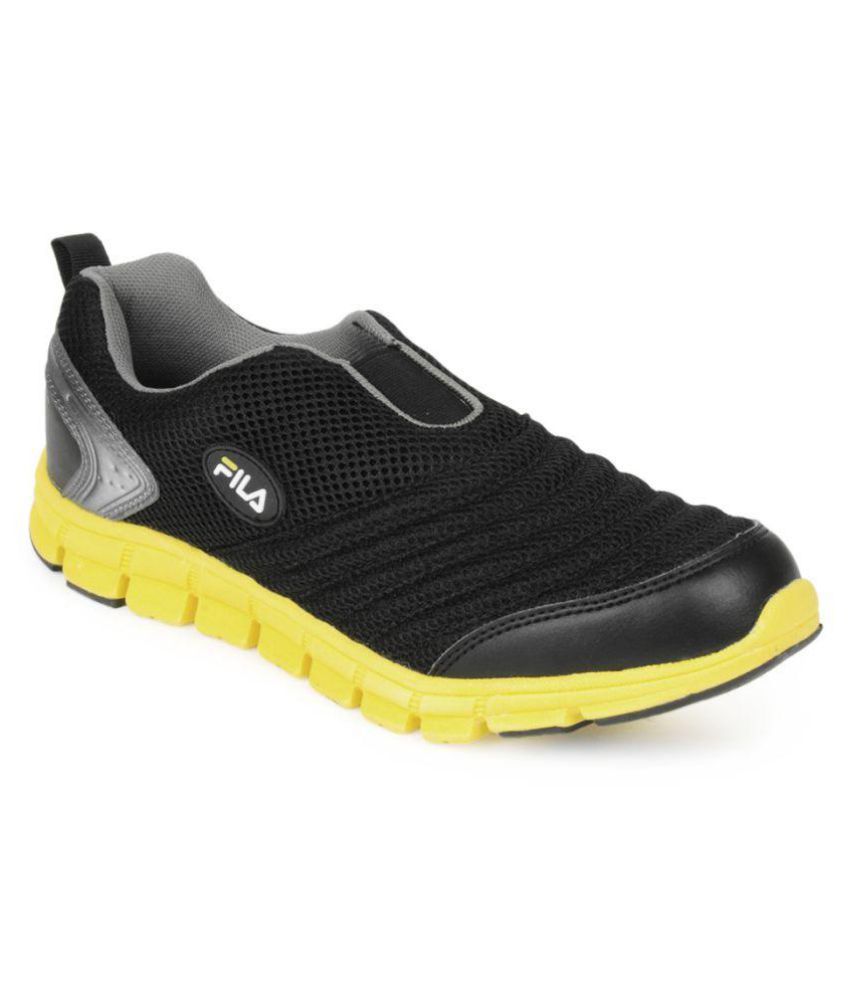 Fila SMASH LITE Black Running Shoes - Buy Fila SMASH LITE Black Running Shoes Online at Best ...