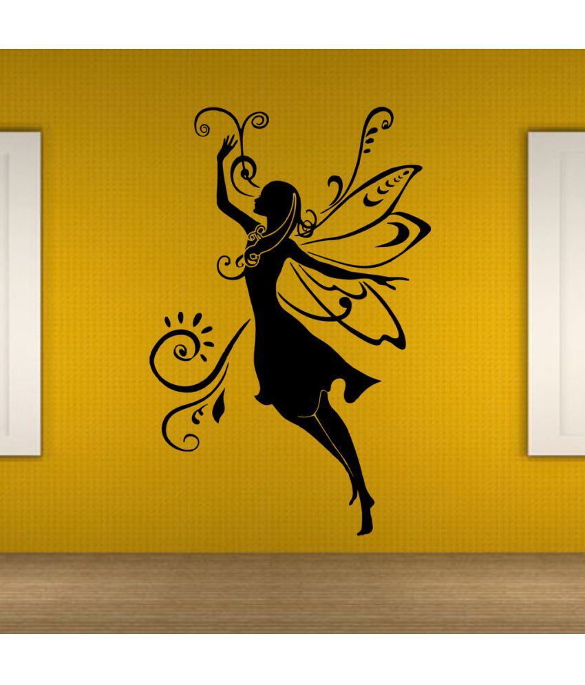     			Decor Villa Flaying Girl Vinyl Wall Stickers