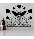 Decor Villa Love Bird with Heart Vinyl Wall Stickers