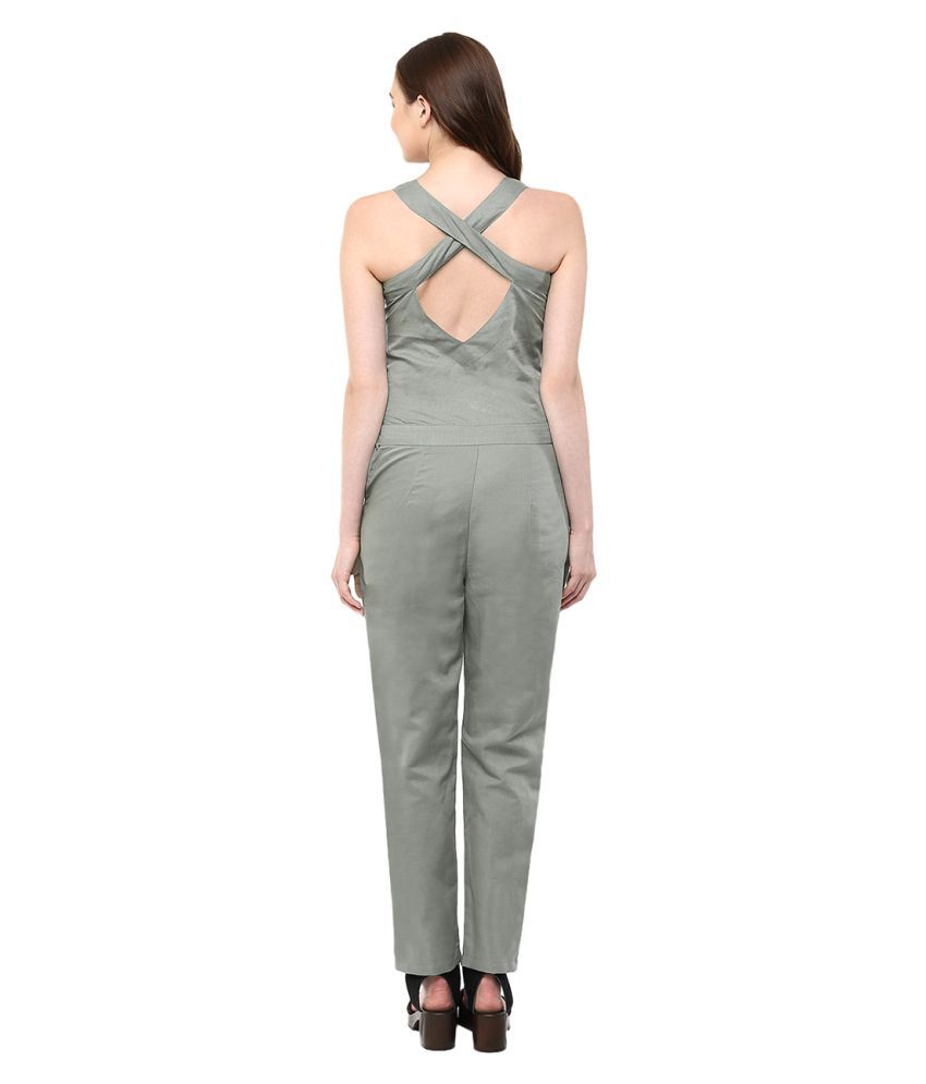 Yepme Green Linen Jumpsuits Buy Yepme Green Linen Jumpsuits Online at