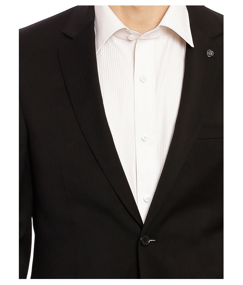 Raymond Black Solid Formal Suit Buy Raymond Black Solid Formal Suit