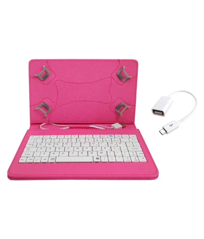 Krishty Enterprises Wired Usb Keyboard For Swipe Eco Tablet Pink
