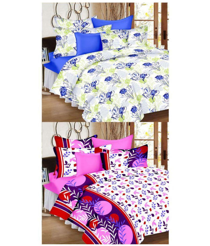 Quick Shopping Double Cotton Printed Bed Sheet Buy Quick Shopping