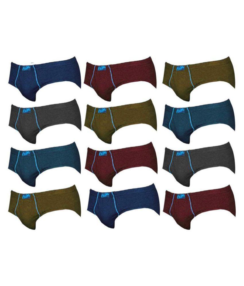     			Euro Multi Brief Pack of 12