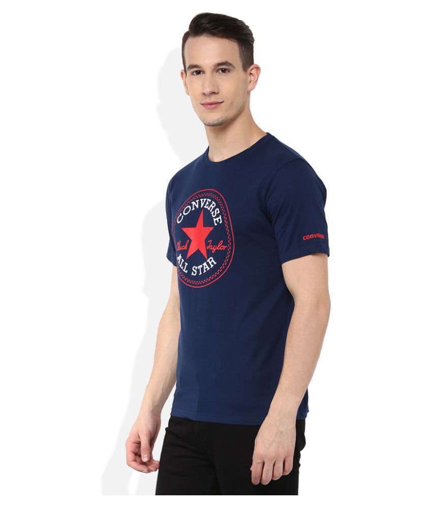Converse Navy Round T-Shirt - Buy Converse Navy Round T-Shirt Online at ...