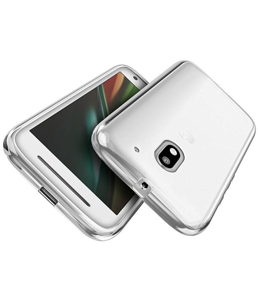 Moto E3 Cover by Galaxy Plus Transparent Plain Back Covers Online